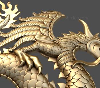 3D model Chinese dragon (STL)